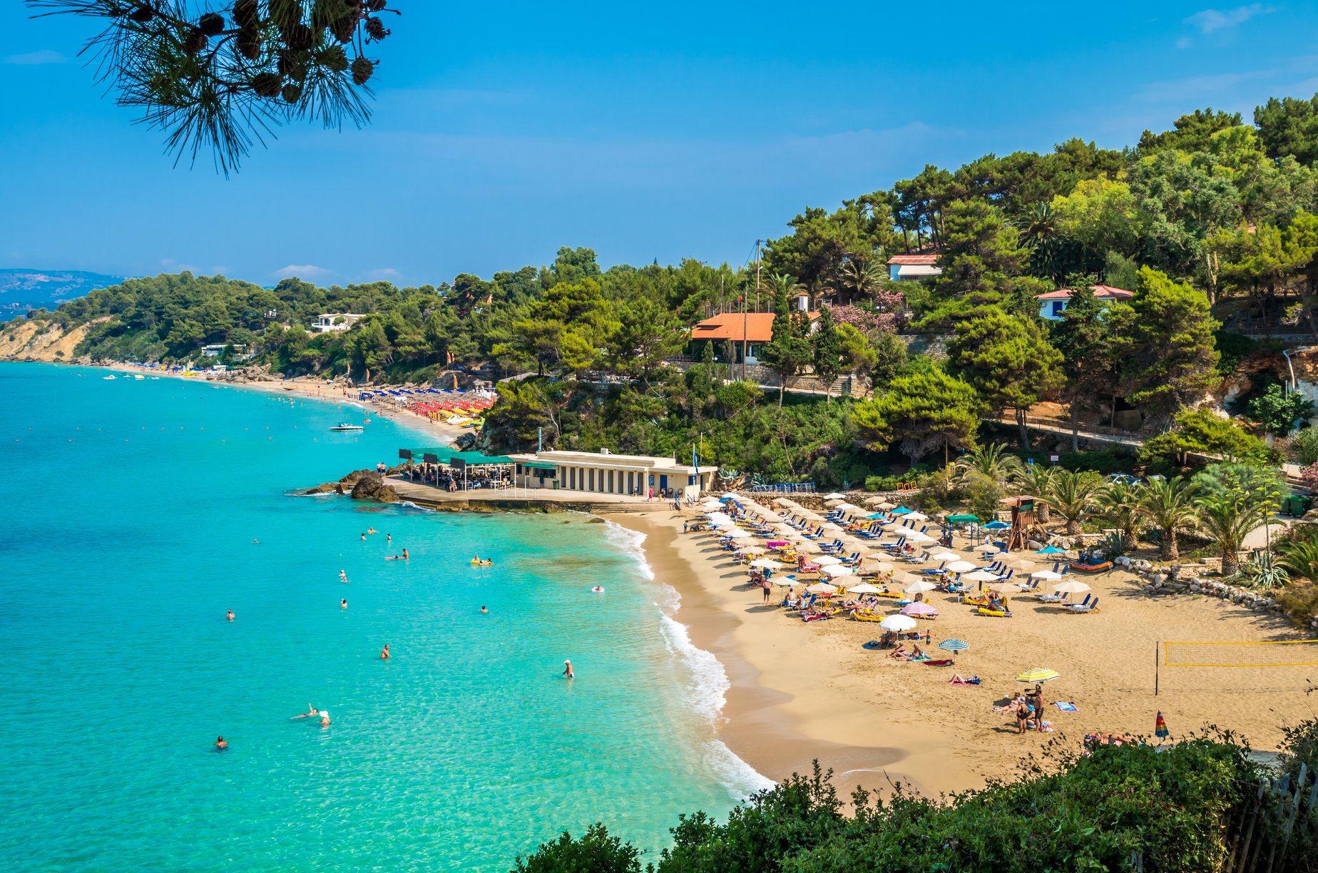 Spiaggia di Makris Gialos a Cefalonia