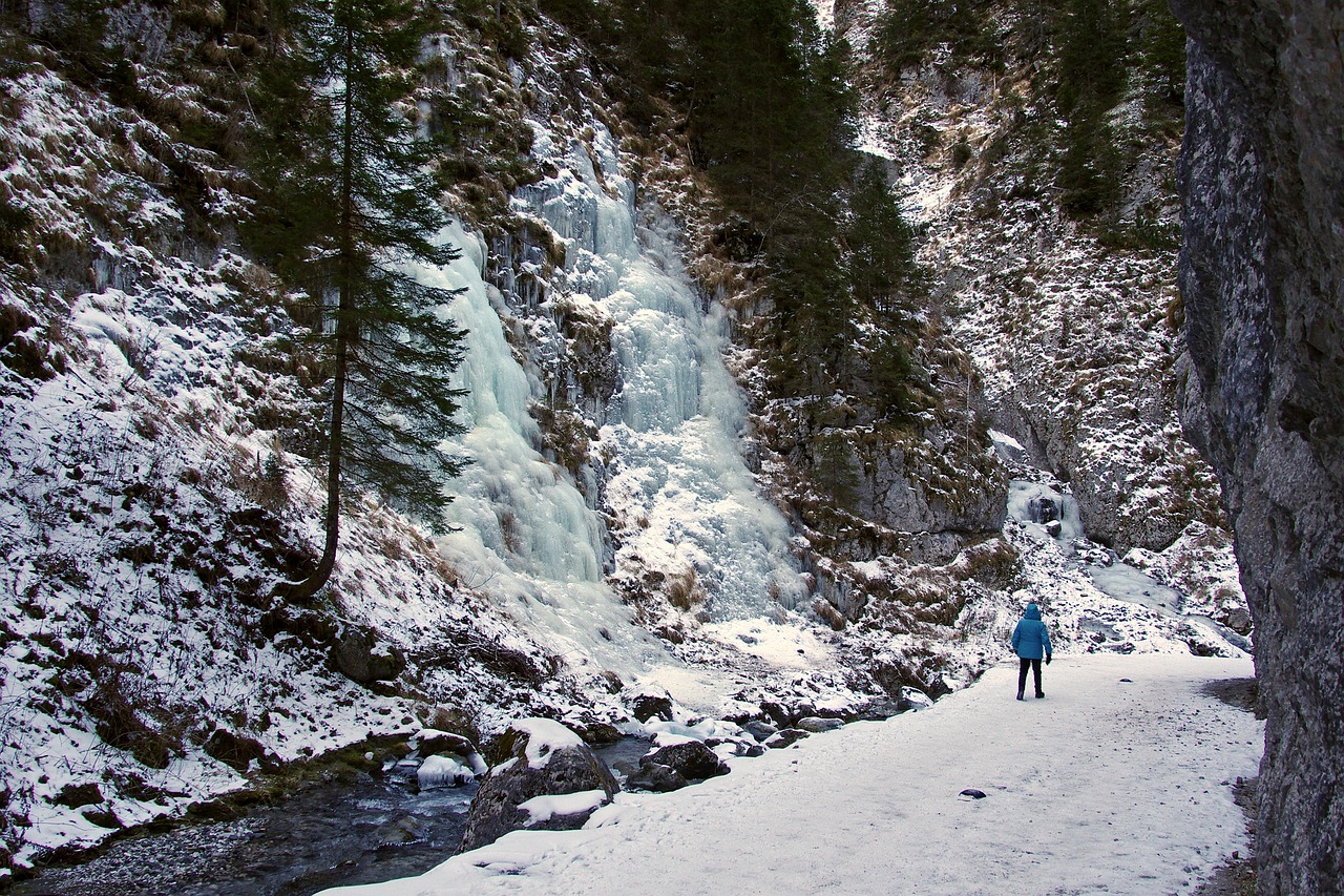 Sentiero tra la neve, Sottoguda