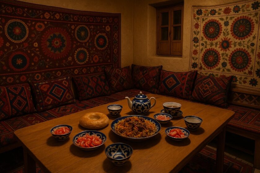 Esperienza autentica in una guesthouse durante un viaggio in Uzbekistan fai da te