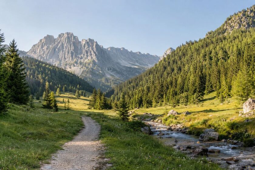 Passeggiata in Val Saisera tra boschi, prati e Alpi Giulie