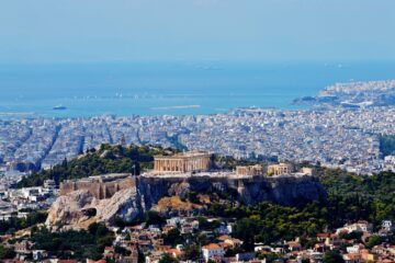 Atene vista aerea acropoli